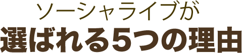 選ばれる5つの理由